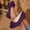 Purple, variant on Women's Wedge Heel Bowknot Shallow Mouth Shoes, Plus Size Friendly Fashionable Casual Spring Summer Soft Touch Lightweight Footwear Red 6