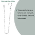 thumbnail image 4 of Uxcell 50cm Extension Lighting Chain S Hook Hanging Chains 4 Pack, 4 of 6