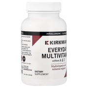 Kirkman Labs Everyday Multivitamin without A & D, 180 Capsules