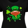 thumbnail image 4 of Inktastic Cute Leprechaun for St. Patrick's Day Women's Plus Size T-Shirt, 4 of 5