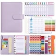 thumbnail image 2 of Budget Binder,A6 PU Leather Budget Budget Organiser Financial Planner Optimal Efficiency, 2 of 7