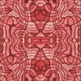 thumbnail image 1 of Ahgly Company Machine Washable Indoor Square Transitional Red Area Rugs, 4' Square, 1 of 7