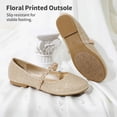 thumbnail image 4 of Zapatos tipo Mary Jane para niñas DREAM PAIRS SERENA-100 Dorado Brillante Talla 11, 4 of 7