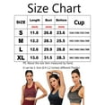 thumbnail image 2 of Women's Full Support High Impact Racerback Sports Bra Tank Top Fitness Shockproof Work Out Yoga Bra, 2 of 8
