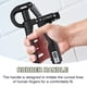 thumbnail image 5 of Fortalecedor Agarre Mano Ajustable Ndcxsfigh en Forma R con Contador para Fitness negro, 5 of 9