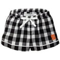 thumbnail image 2 of Women's Boxercraft Black Syracuse Orange Flannel Shorts, 2 of 3
