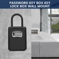 thumbnail image 4 of Caja de seguridad con llave de combinación Caja de seguridad para llave profesional Caja de seguridad resistente con código reiniciable Caja de seguridad con llave de combinación de 4 dígitos Caja de, 4 of 10