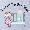thumbnail image 2 of CafePress - Little Brother Big Sister - Cute Infant Baby Football Bodysuit, 2 of 3