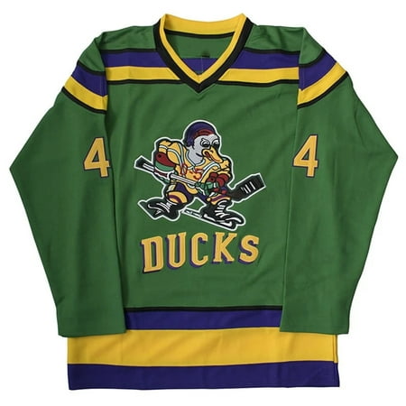 Fulton Reed Mighty Ducks 44 Ice Hockey Jersey, Small / Green