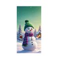 thumbnail image 2 of Christmas Door Tapestry Xmas Front Door Hanging Decor Holiday Party Cloth Door Curtain Polyester Fabric Wall Hanging for Home Bedroom Indoor Christmas Decoration, 2 of 7