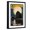 Black Frame, variant on Art.com Cannon Beach, Oregon - Haystack Rock and Full Moon Art Print by Lantern Press, White Frame Wall Art, 17" x 23"