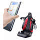 thumbnail image 3 of Soporte De Celular Para Carro Diseño De Asiento De Carreras negro rojo, 3 of 5