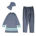 thumbnail image 2 of Traje de baño Salvador musulmán de cobertura completa 2XL Gris, 2 of 10