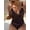 Multicolor 3, variant on 2pcs Women's Leopard Print V-Neck Camisole & Tankini Set, Adjustable Straps, Slimming Design, Summer