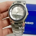 thumbnail image 4 of Reloj Casio Aw80 Metal Cronometro Contra Agua 30mem Luz Idd Color de la correa Plateado Color del bisel Gris oscuro Color del fondo Blanco, 4 of 8
