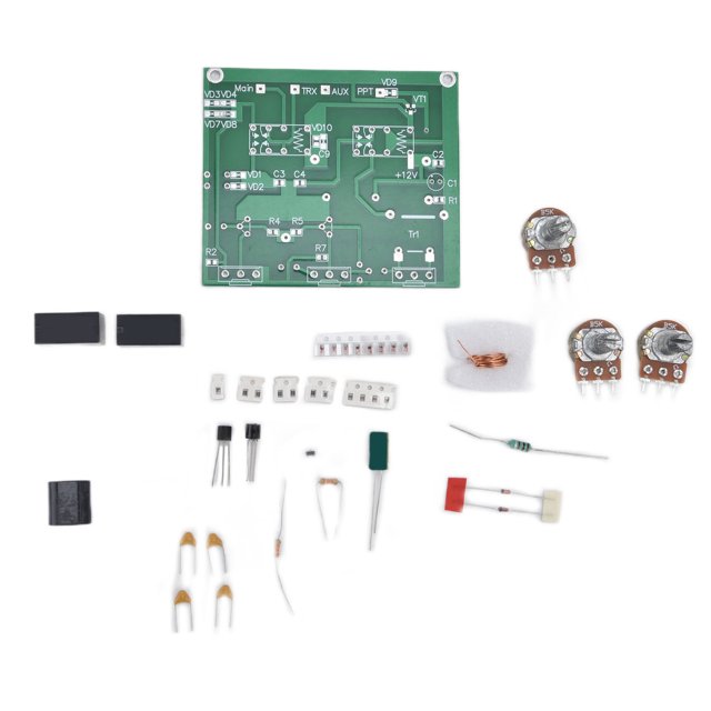 Kit de cancelación de señal de control QRM Eliminator X Phase PTT, piezas de comunicación por radio de 1 a 30MHz