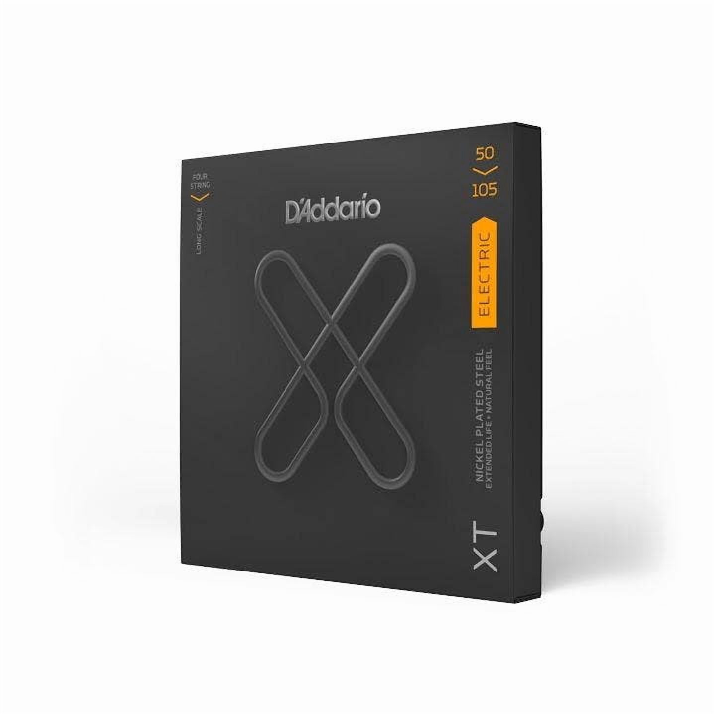 D'Addario XT Bass Guitar Strings Nickel Plated Steel, Medium, Long Scale, 50-105