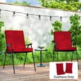 thumbnail image 2 of Outsunny 2 PC Outdoor Chair Cushions, Yarn-Dyed Polyester Outdoor Cushions, 2 of 10