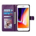 thumbnail image 4 of Funda para FOXDOCK iPhone SE 2020/2022– Cuero Premium, 3 ranuras para tarjetas, Protección contra impactos, 4 of 5