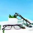 thumbnail image 5 of LAMBBAA Kids Blue Light Blocking Glasses 2 Pack Square Frame UV400 Protection Anti Blue Ray Computer Glasses Anti Glare Eyewear for Boys Girls Age 3-12 (Purple+Tortoise), 5 of 5