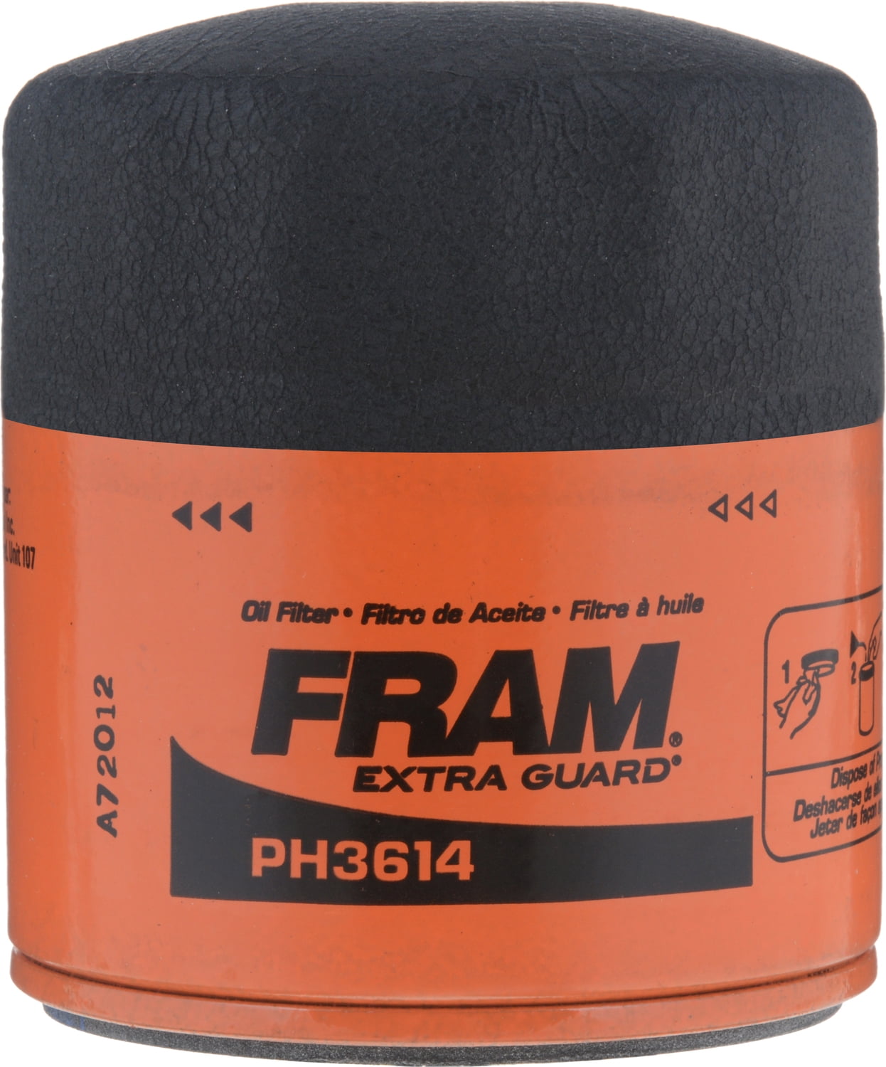 FRAM Extra Guard Filtro de Aceite PH3614, Intervalo de Cambio de Milla de 10K in Costa Rica at