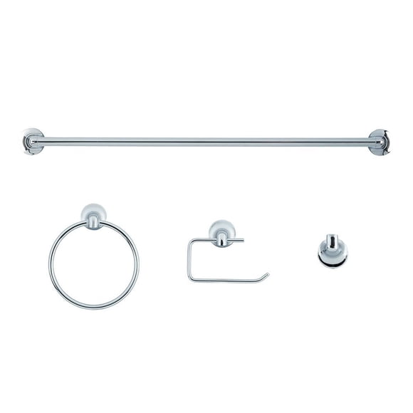 Set de Accesorios para Baño HUT Mod. HBSB-9305 Cromado