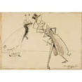 thumbnail image 2 of Oliver Herford 14x11 Black Ornate Wood Framed Double Matted Museum Art Print Titled: Insects, 2 of 5