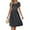 Black-03, variant on STETMN Womens Spring Summer Plus Size Dresses Floral Print Empire Waist Dress Flowy Tiered Dresses