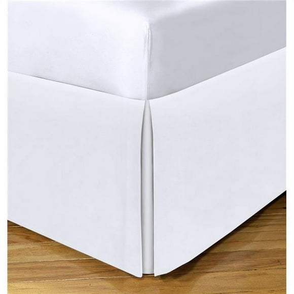 SpaceSaver FRE24821WHIT02 Levinsohn Tailored Underbed Storage 21 in. Bed Skirt White - Full