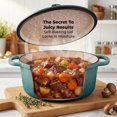 thumbnail image 4 of Olla holandesa Zulay Kitchen 6.4 L de hierro fundido esmaltado, 4 of 9