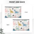 thumbnail image 3 of Fotbe Cute Dinosaurs Reusable Cosmetic Bag Makeup Bag for Women Large Travel Cosmetic Pouch Girls' Make Up Organizer, 3 of 8