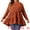 Brick Red, variant on DARING DIVA Women's Plus Babydoll Crew Neck Casual Loose Peplum Tops 1X White