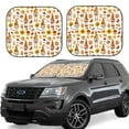 thumbnail image 1 of Saiise Gnomes Autumn Harvest for Foldable Car Sun Shades (2-Pack) Offer Sun Protection with an Easy-fold Design for Convenient Windshield Shading-Medium, 1 of 6