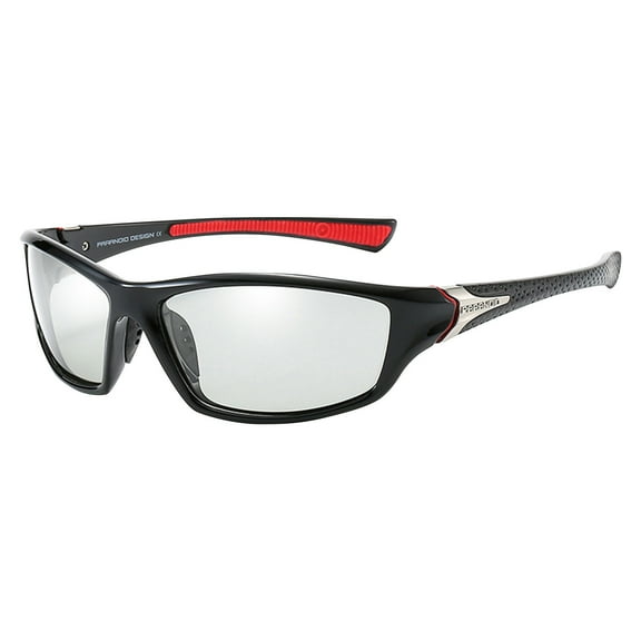 Qonioi Photochromic Cycling Sunglasses with Polarized Lens, Men's Outdoor Sports Glasses for Driving Running, UV Protection Sunglasses