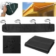 thumbnail image 3 of Funda impermeable para toldo de terraza, protección contra el polvo de 2 m, solución esencial para el almacenamiento en invierno, color negro, 3 of 6