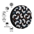 thumbnail image 4 of Sikiie Cool Gamepad PVC Leather Spare Tire Wheel Cover Spare Tire Cover, for Car Truck SUV Camper Trailer Universal Fit(14-17in)-17 inch, 4 of 6