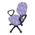 thumbnail image 2 of ZUXONGSY Butterfly Office Chair Cover 2 Packs Universal Desk Swivel Chair Cover Stretchable Computer Chair Protector Comfortable Decorativer Cover for Student Office Worker, 2 of 7