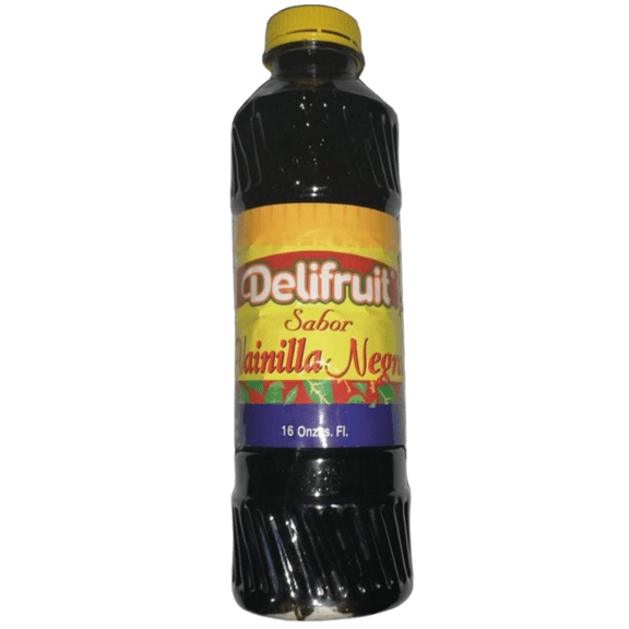 Delifruit Black Vanilla Extract From Dominican Republic 16 Oz EXP 08-2020