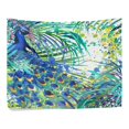 thumbnail image 2 of Tapiz de hoja de pavo real ABPHQTO decoración de pared 128x150 cm, 2 of 4