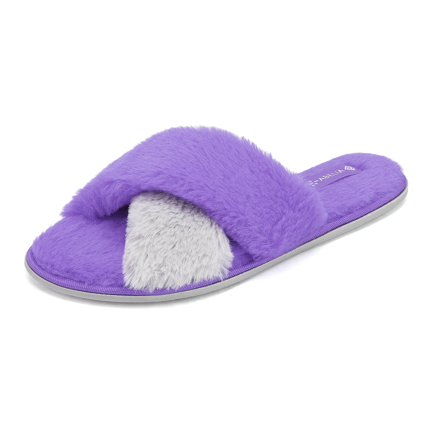DREAM PAIRS Women's Slippers Soft Fuzzy Fluffy Slip on Indoor House