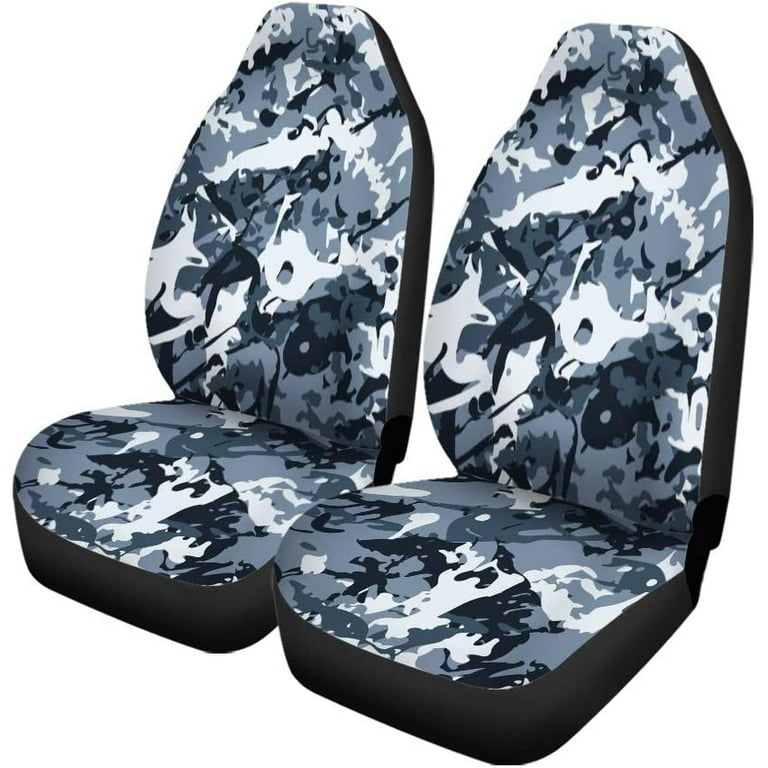Blue camo seat outlet covers