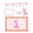 thumbnail image 1 of Kit de decoración de trona para el primer cumpleaños, (paquete de 6) The Beistle Company 57522-P, 1 of 1