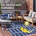 thumbnail image 3 of Outdoor Rug, 8x10FT/9x12 FT/9x18 FT Reversible Plastic Camping Rugs, Large Waterproof Floor Mat and Rug for Outdoors, Outside Carpet for Rv, Deck, Camper, Picnic, 3 of 5