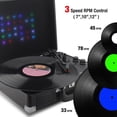 thumbnail image 4 of Magnavox Suitcase Turntable System with Bluetooth & Decorative RGB Lights, 4 of 6