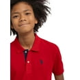thumbnail image 6 of U.S. Polo Assn. Boys Short Sleeve Pique Polo Shirt, Sizes 4-18, 6 of 9