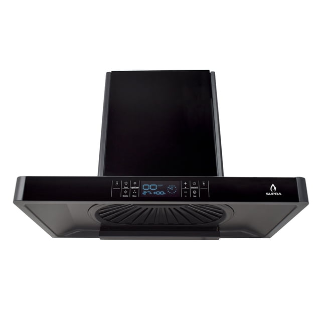 Campana extractora Supra de acero pintado negro 90 cm con sensor de proximidad