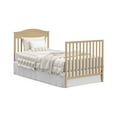 Graco Stella 4in1 Convertible Mini Baby Crib with Mattress, Driftwood