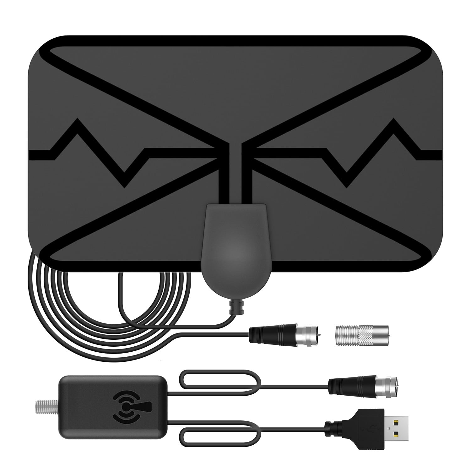 Htwon HD Digital TV Antenna,Tv Antenna Indoor,for Support 4K 1080p TVs