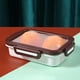 thumbnail image 4 of Contenedor de almuerzo de silicona Cajas De Silicona Contenedor De Almacenamiento De Alimentos Estuche Grande Traveling White 860ml Magideal Contenedor de almuerzo de silicona, 4 of 7