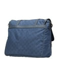 thumbnail image 2 of Pre-Owned Gucci GG Nylon Shoulder Bag 387070 Navy Leather Women's GUCCI (Good), 2 of 14